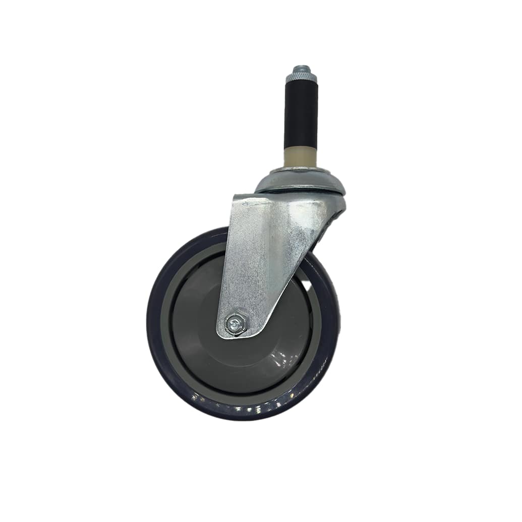Set of 4 Heavy Duty Castors for use with either epoxy or chrome wire shelving
