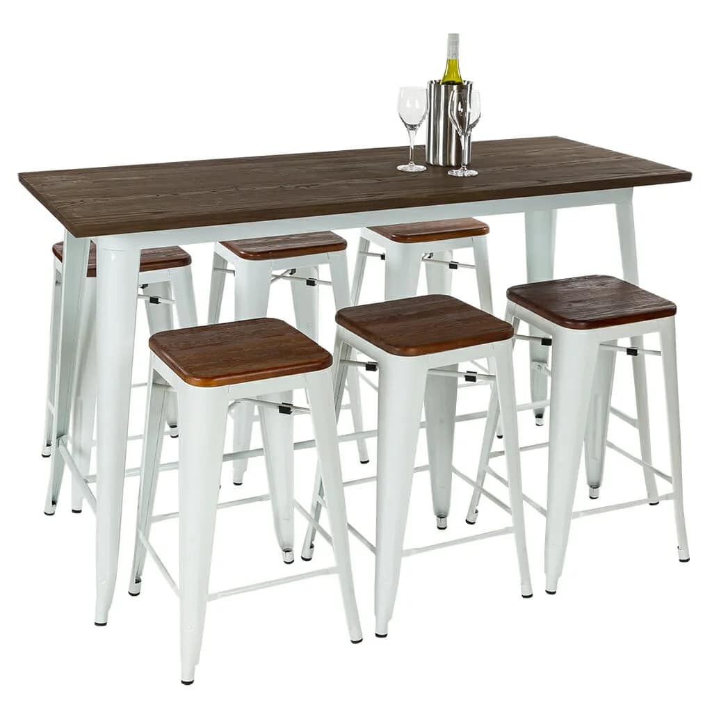 Replica Tolix Counter Height Tables 152 x 60cm - Image 6