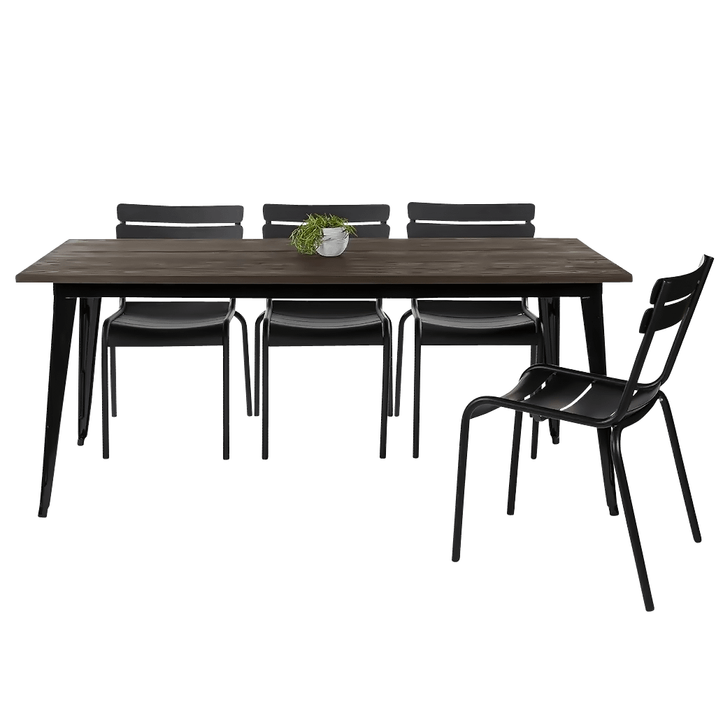Replica Tolix Dining Tables 180 x 80cm - Image 4