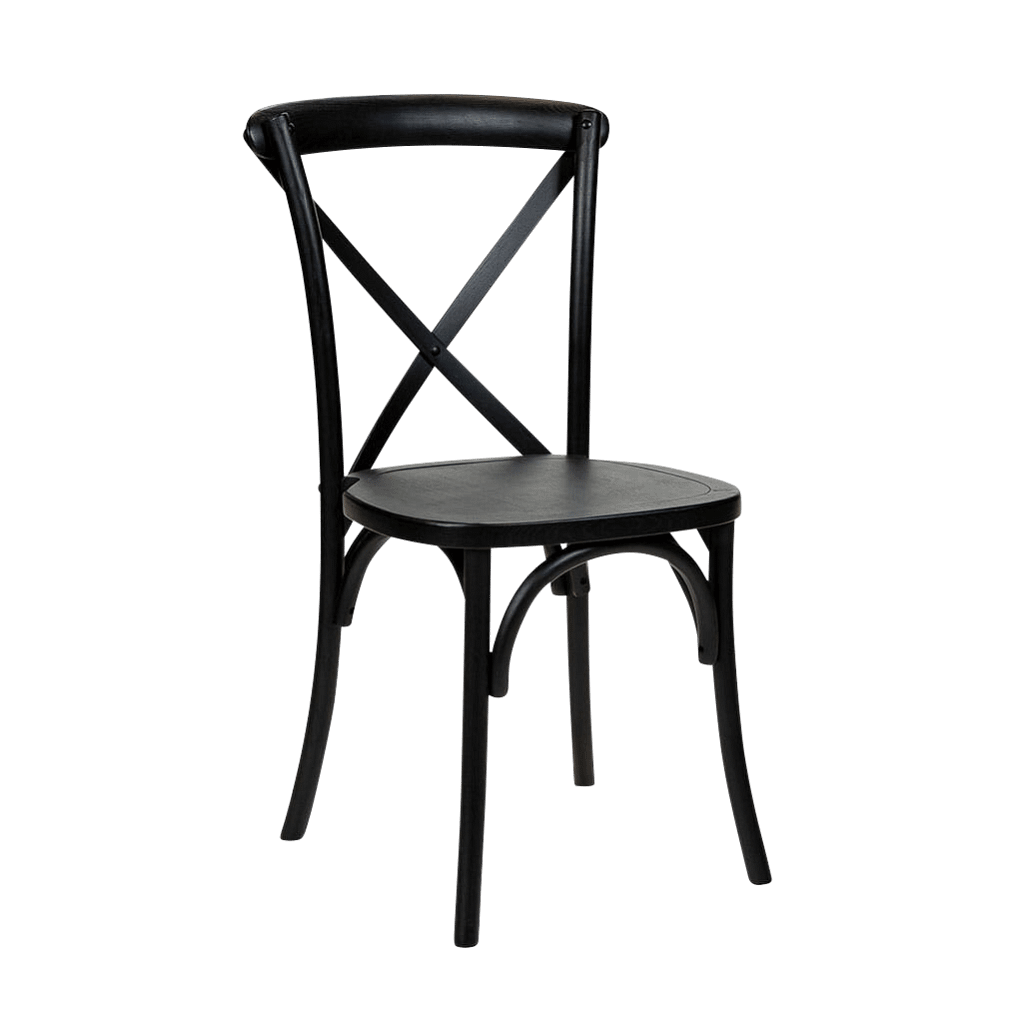 Black Cross Back Dining Chair