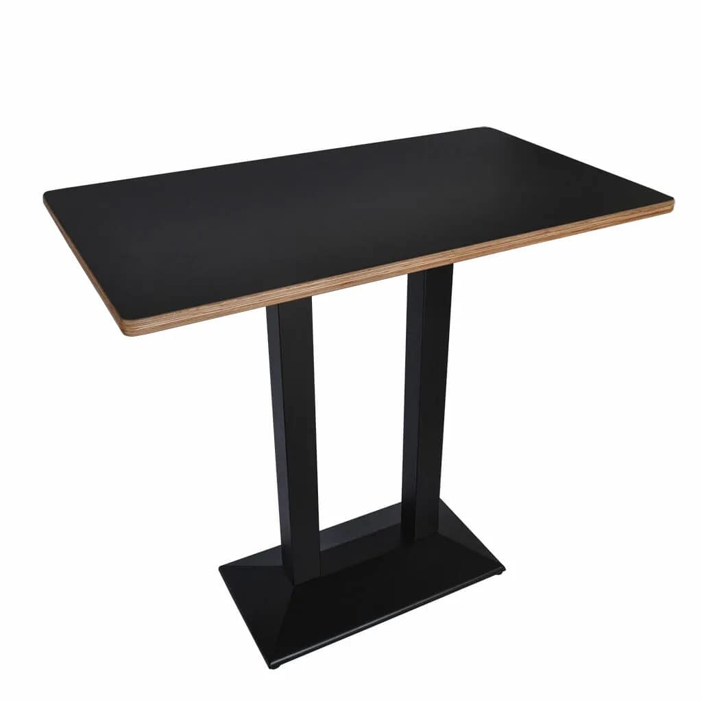 Rectangle Gabriel Plywood Table Top, Black - Image 4