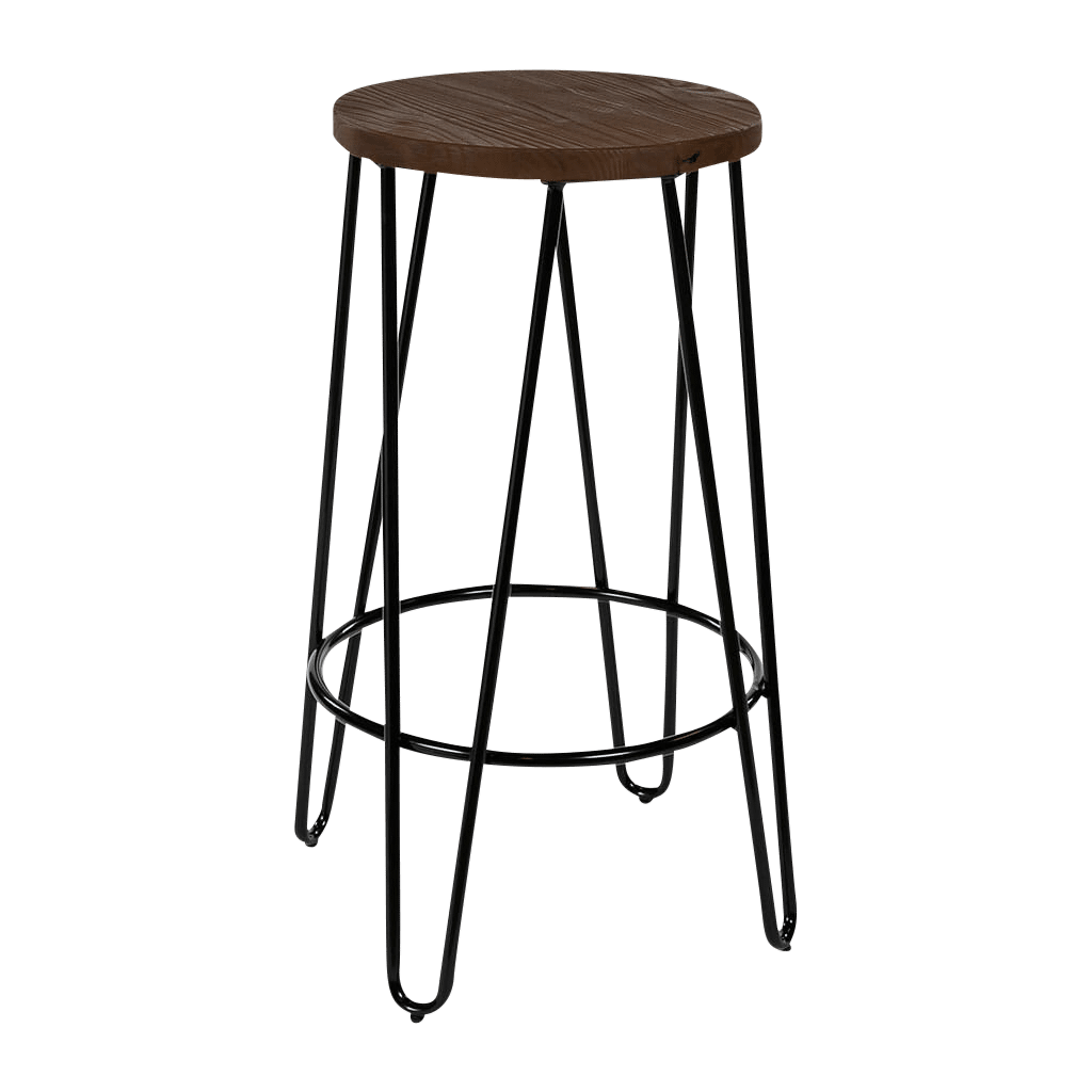 Hairpin kitchen counter stool