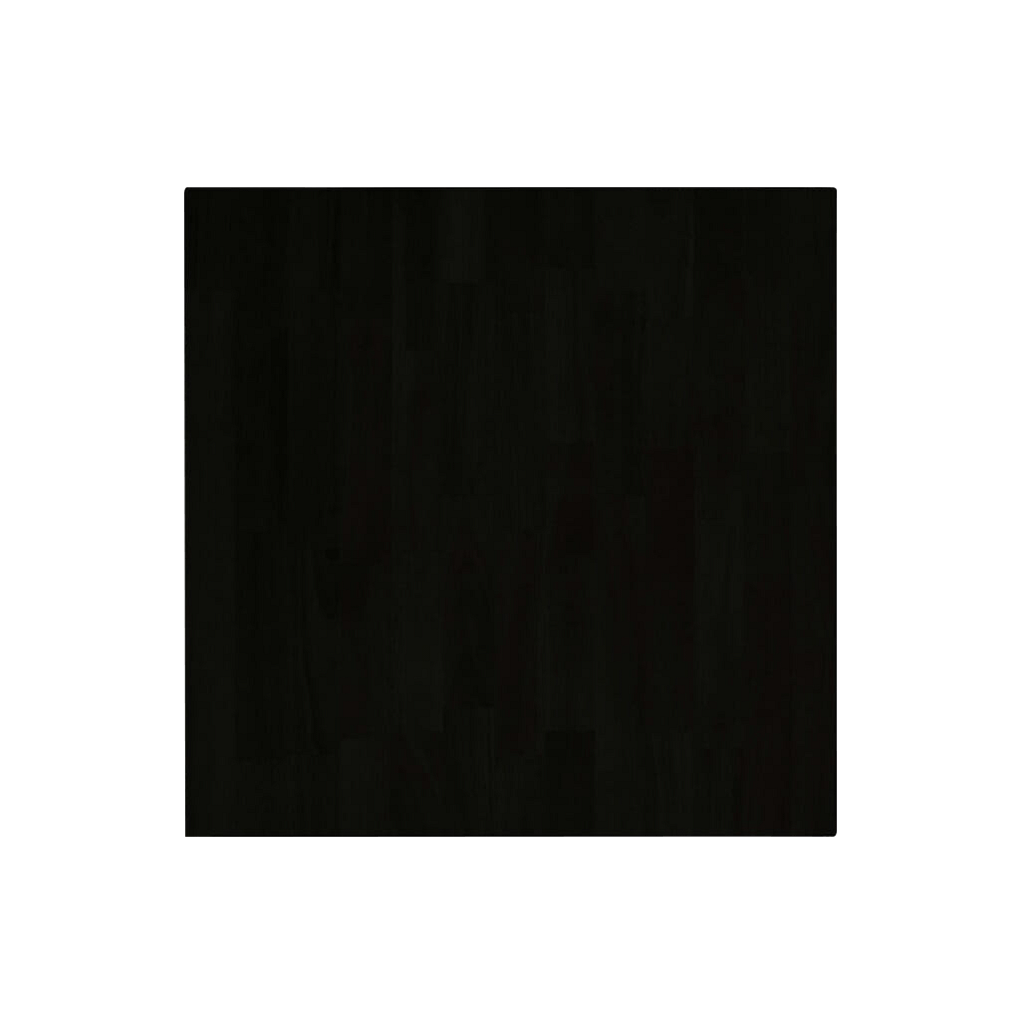 Square Rafael Timber Table Tops Black Rubberwood >