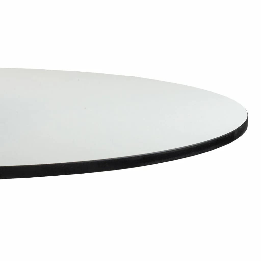 Round Diego Composite High Pressed Laminate Tops, White - Image 2