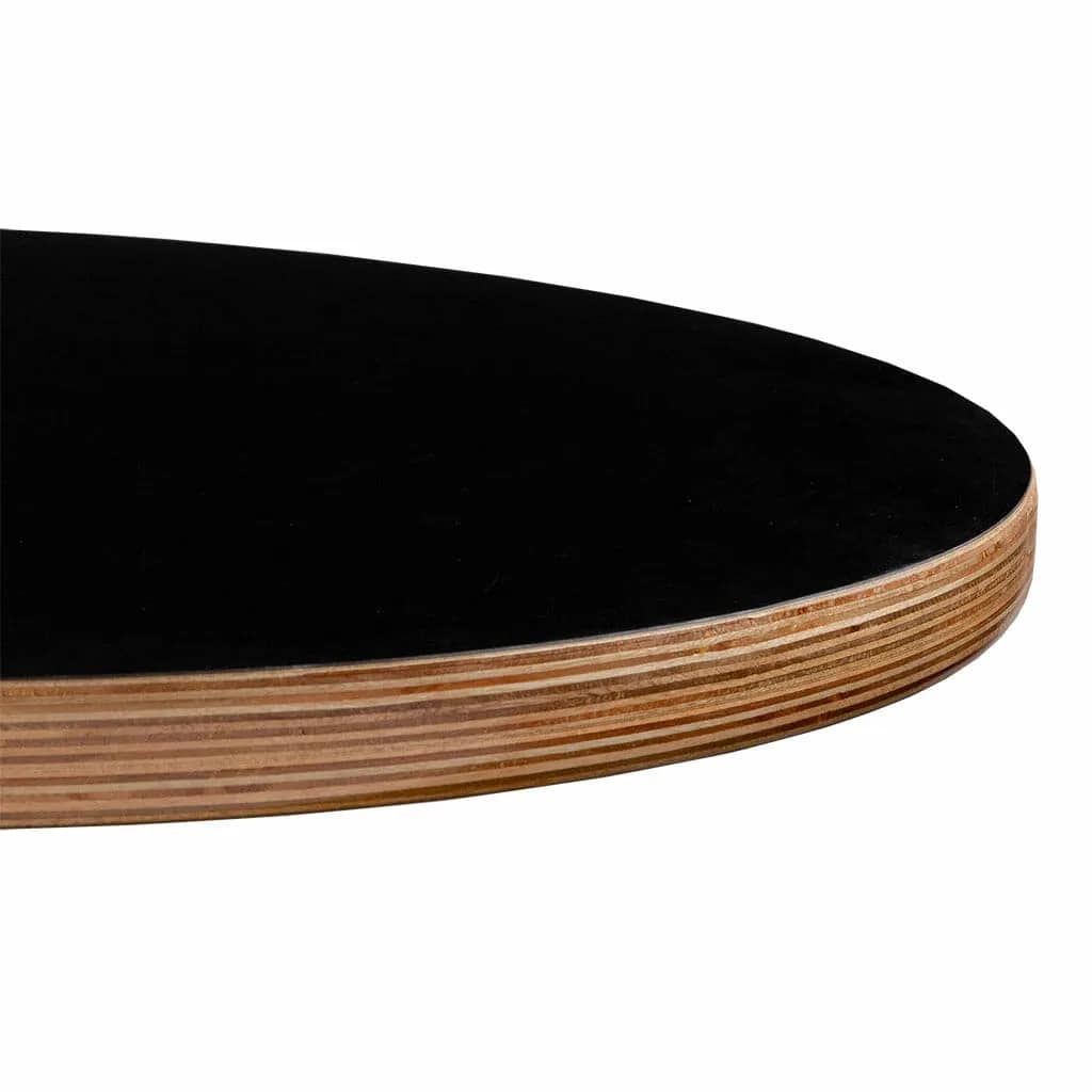 Round Gabriel Plywood Laminate Table Tops, Black - Image 2