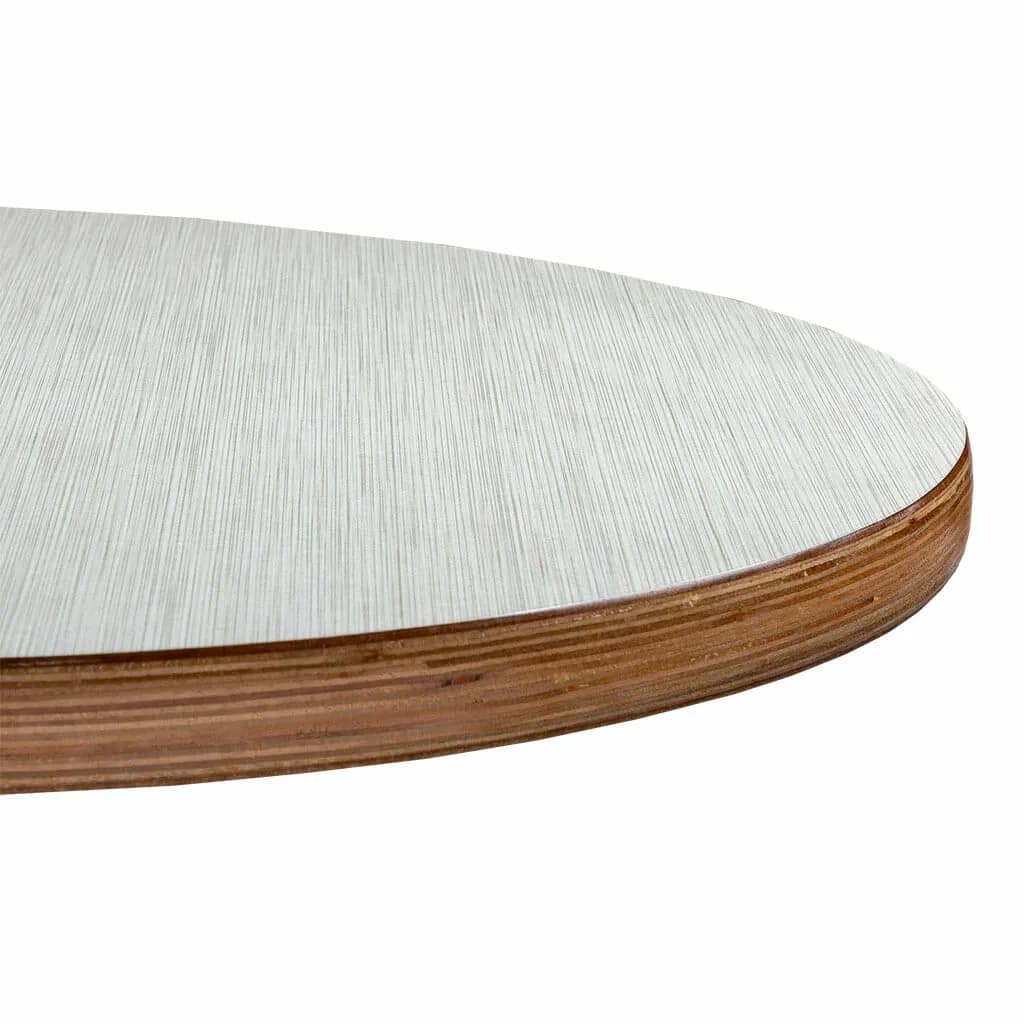 Round Matias Plywood Laminate Table Tops Grey - Image 2