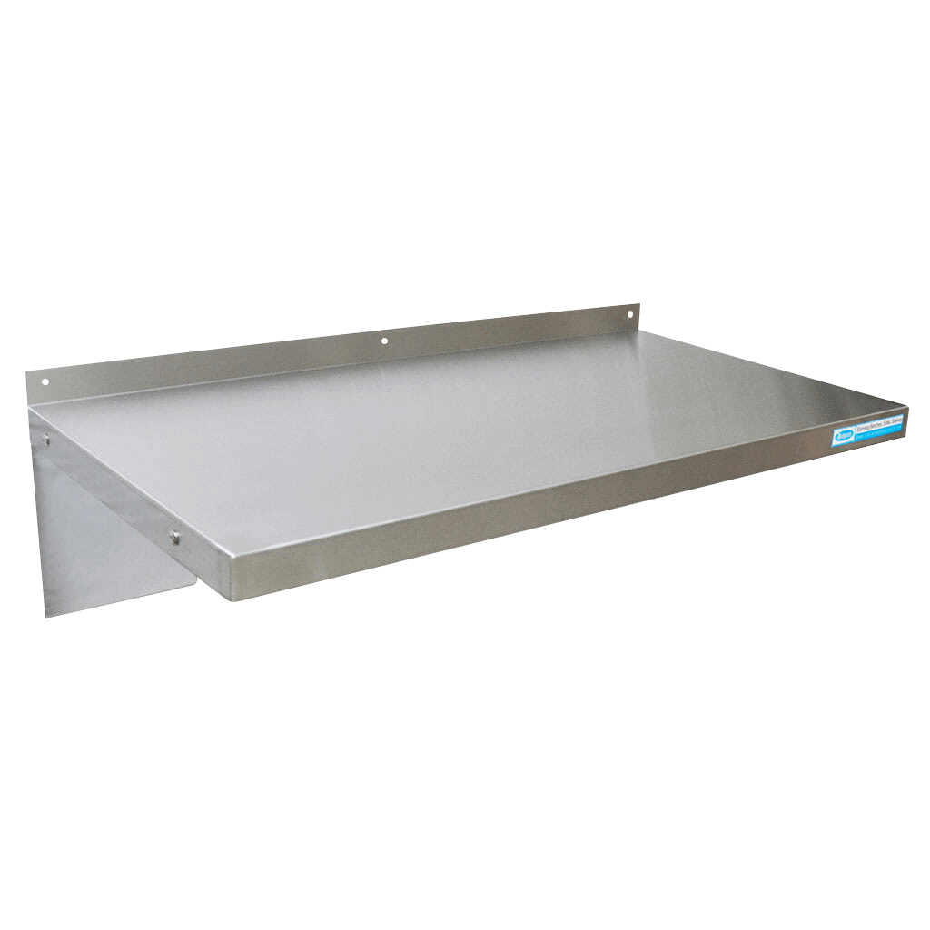 stainless steel wall mounted shelf