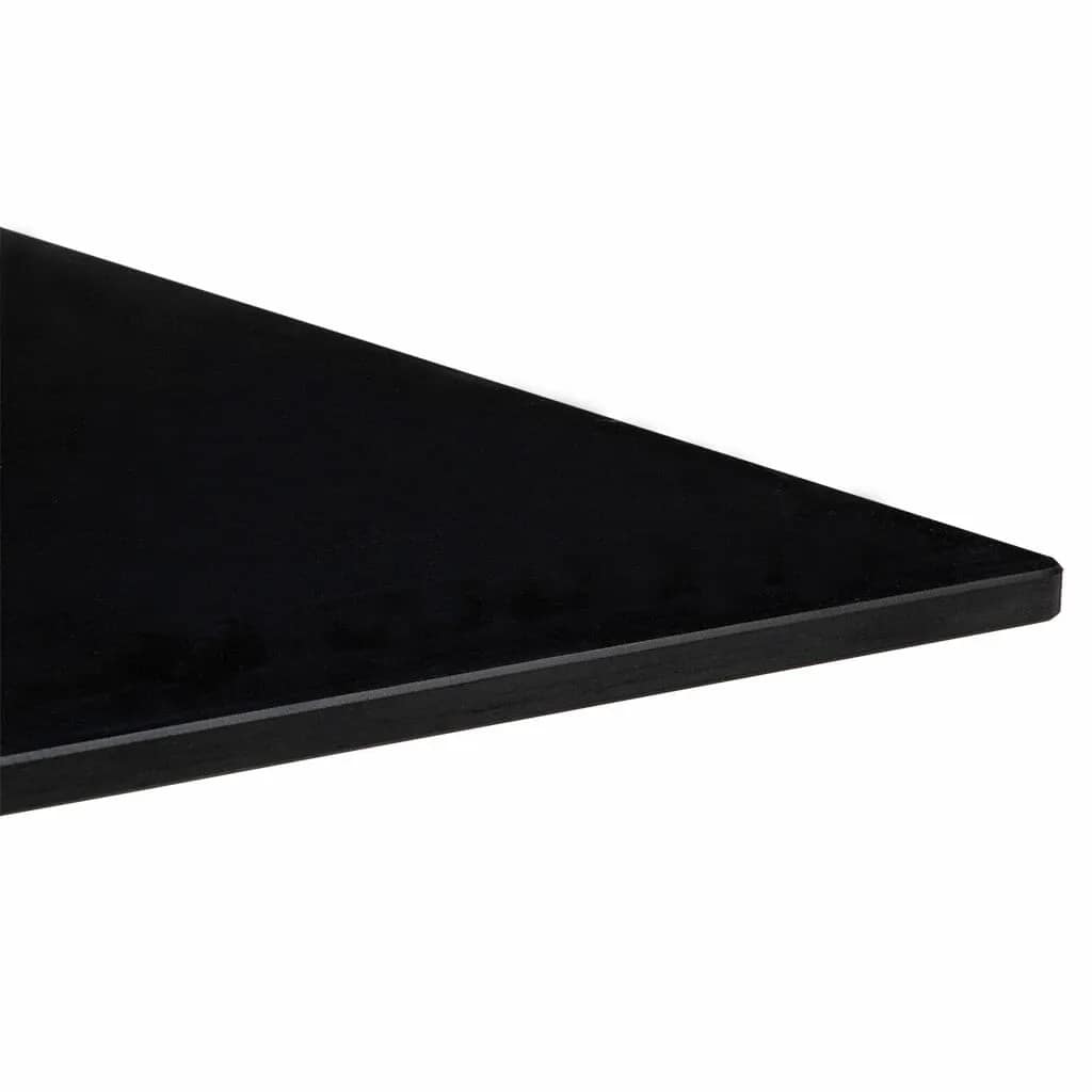 Square Diego Composite High Pressed Laminate Table Tops Black - Image 2