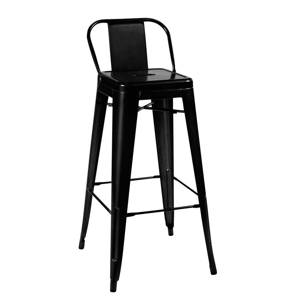 tolix bar stool black