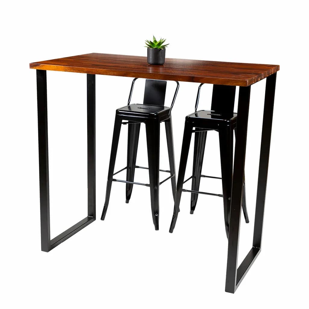Replica Tolix Bar Stool with Low Backrest - Image 4