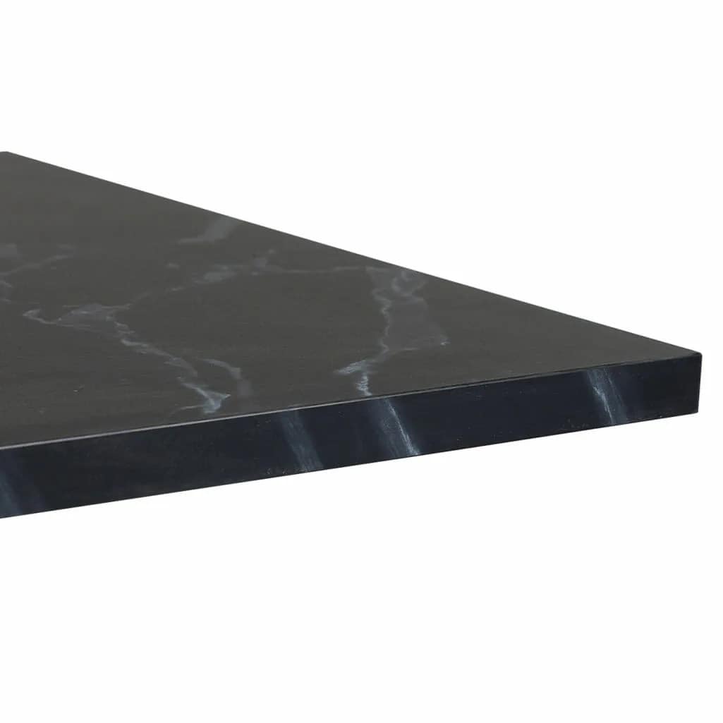 Rectangle Ciro Melamine Table Top, Black Marble - Image 2