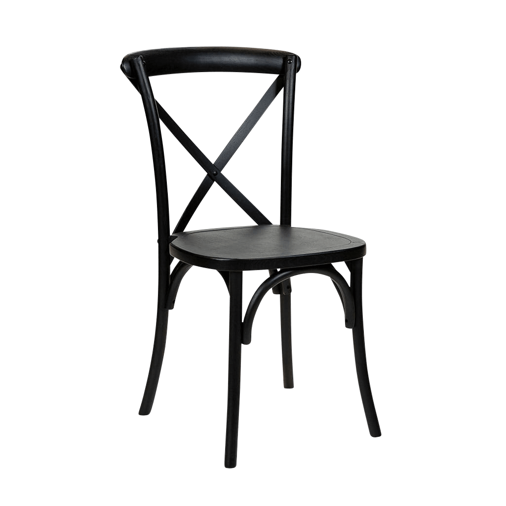 Black Cross Back Dining Chair