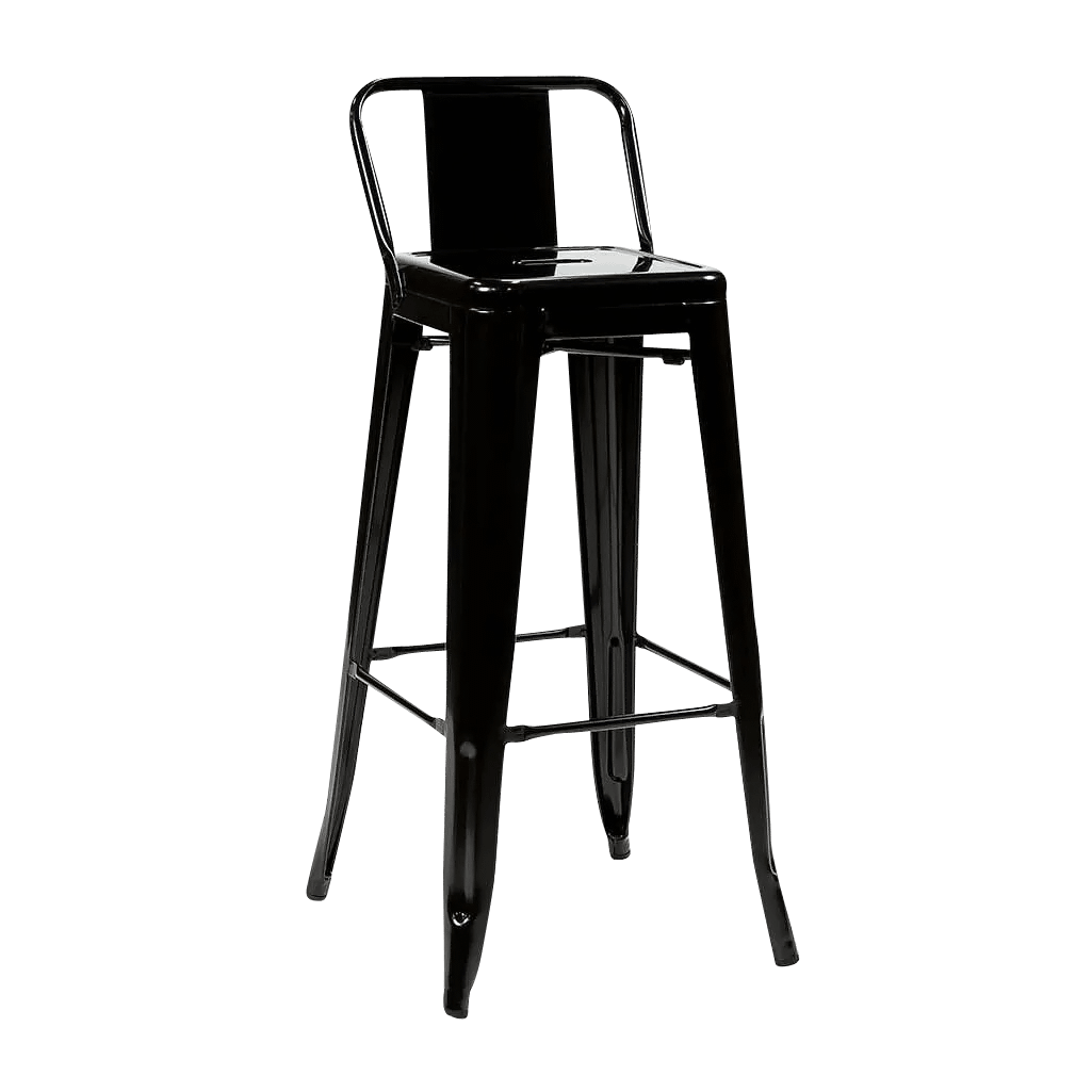 black stool
