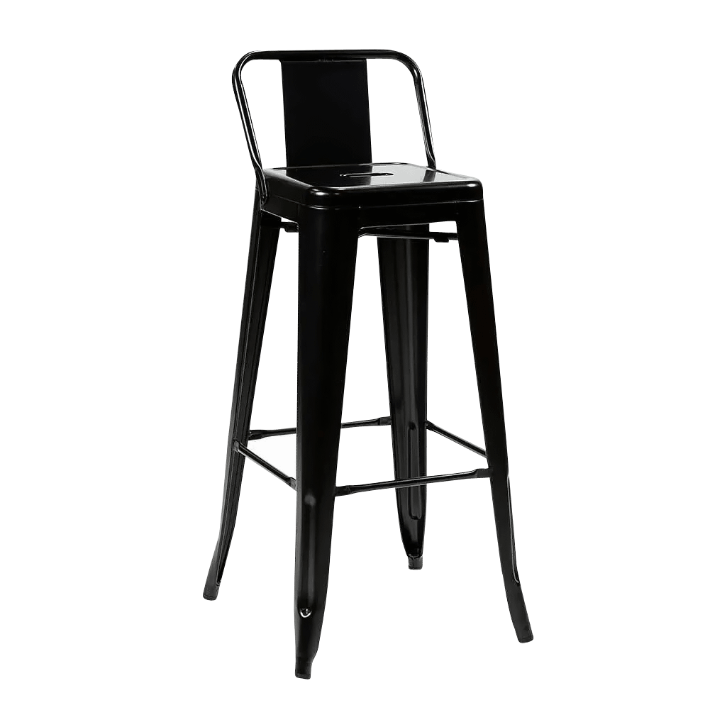 matt black stool