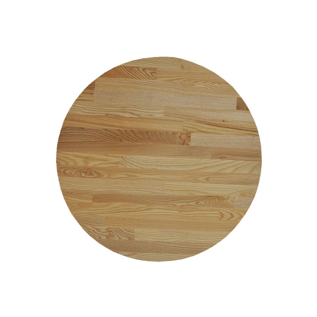 Round Rafael Hardwood Table Tops Ash >