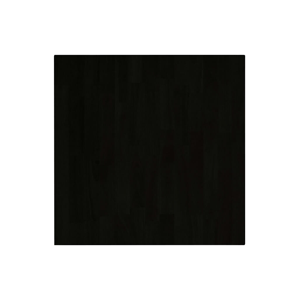 Square Rafael Timber Table Tops Black Rubberwood >