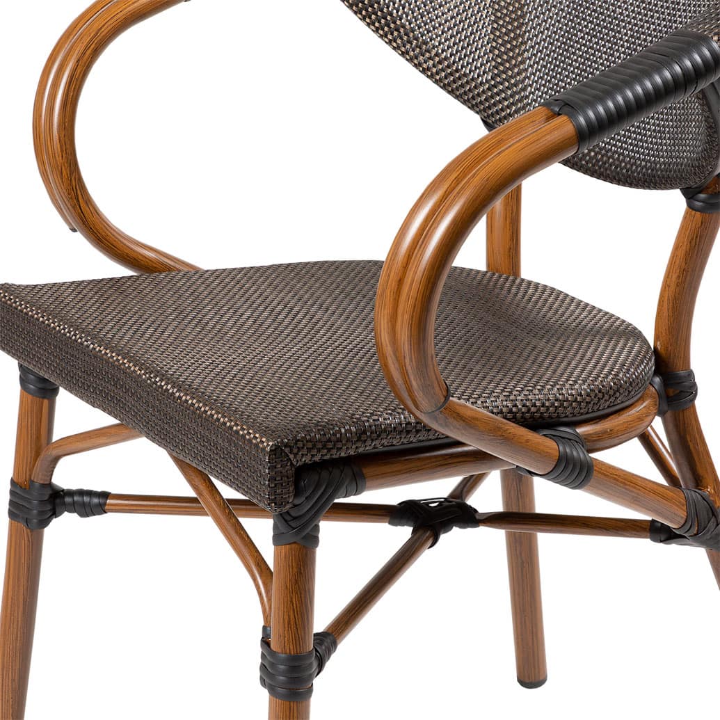 French Bistro Outdoor Cafe Armchair - Image 4