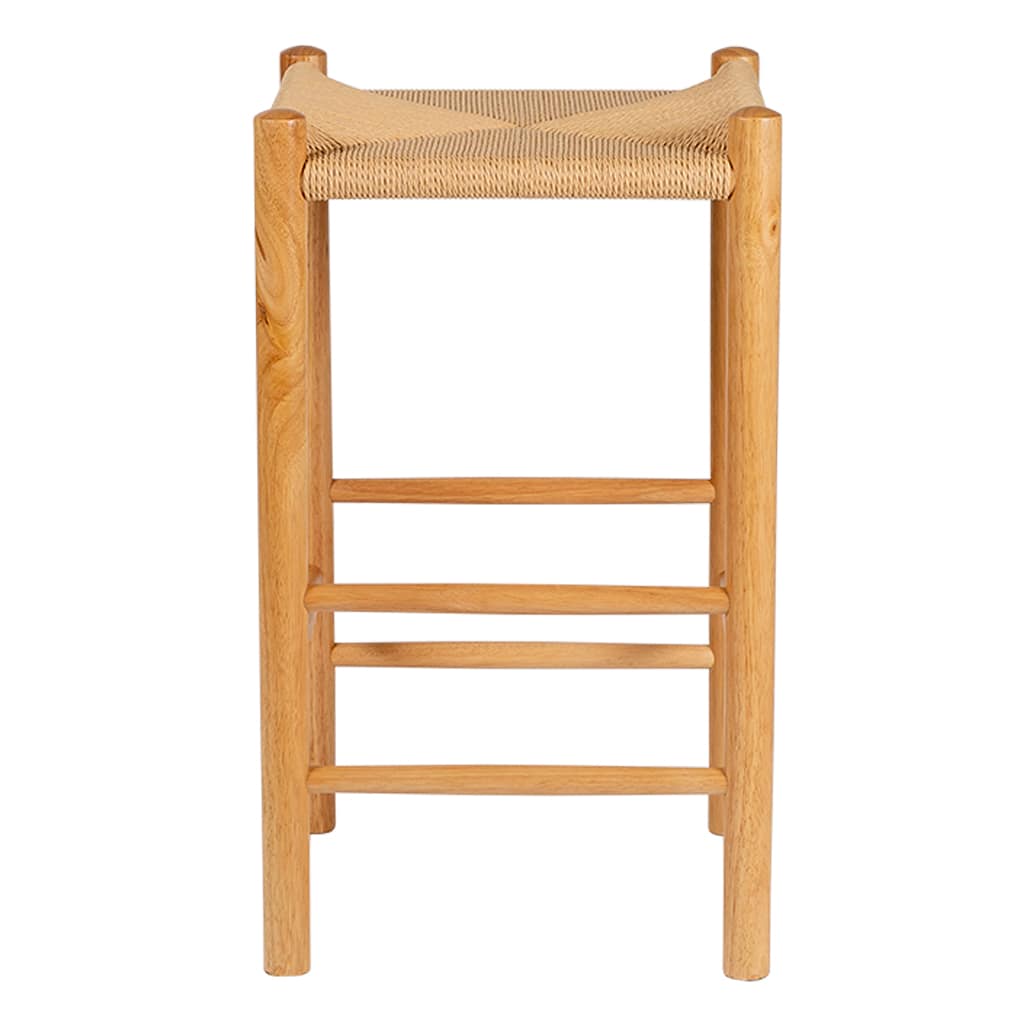 Hans Wegner Replica Kitchen Stool with Rope Seat - Image 2