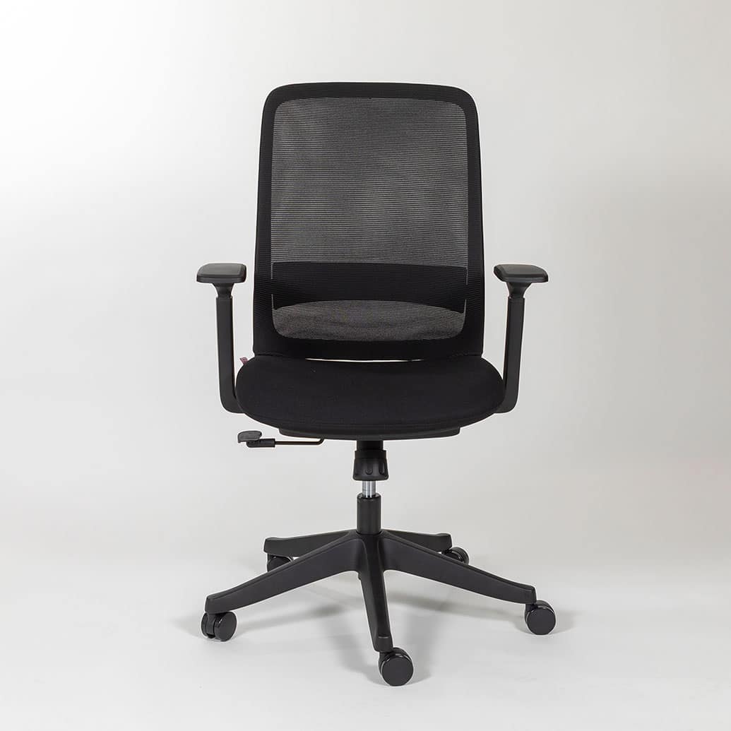 JETADV-BK-FRONT Jetson Advance Office Chair - Black - Image 1