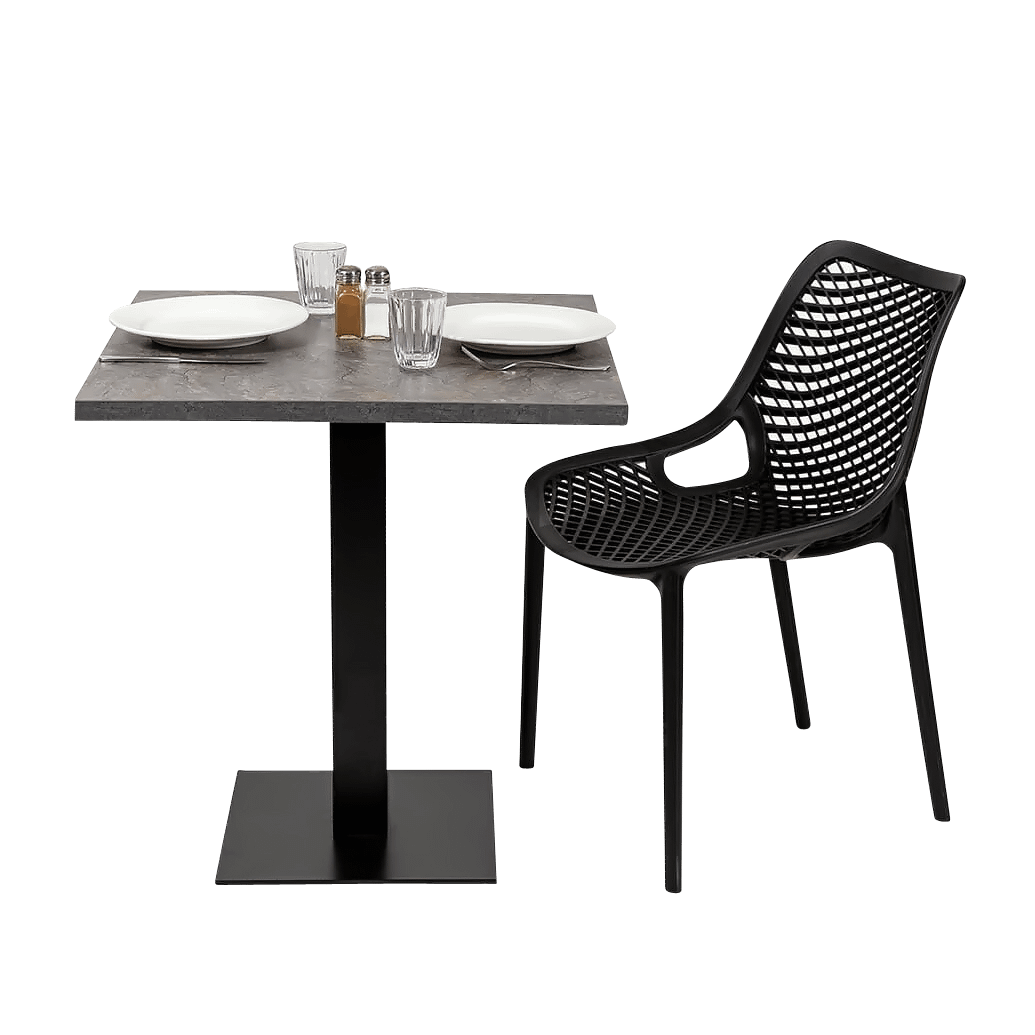 Square Ciro Melamine Table Top, Stone - Image 4