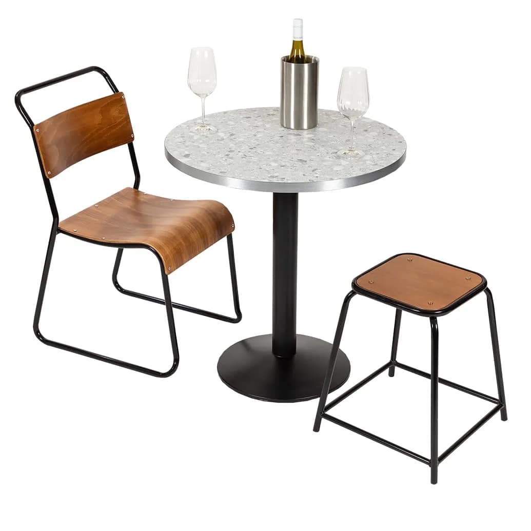 Lola Industrial Vintage Cafe Stool - Image 4