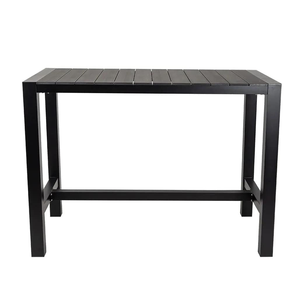 Cannes Aluminium & Polywood Outdoor Bar Table 151 x 80cm - Image 5