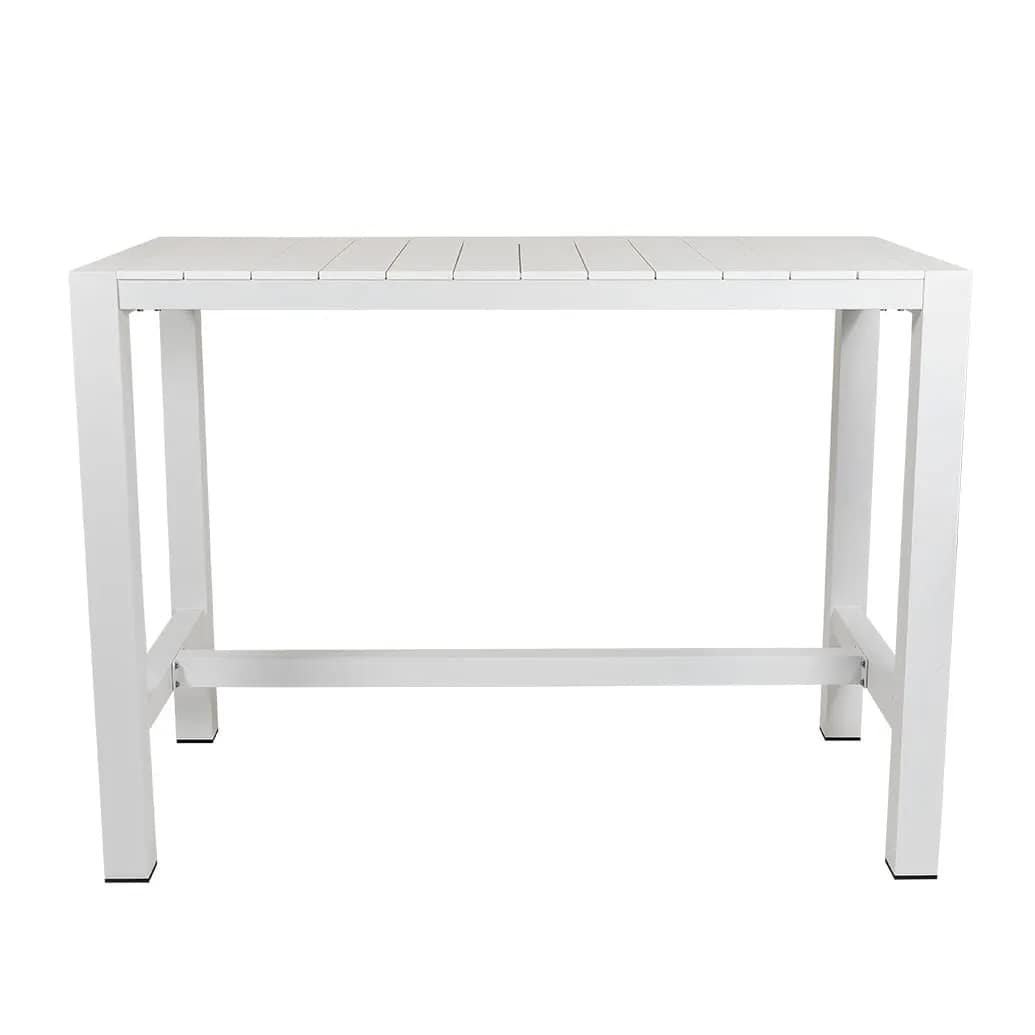 Cannes Aluminium & Polywood Outdoor Bar Table 151 x 80cm - Image 8