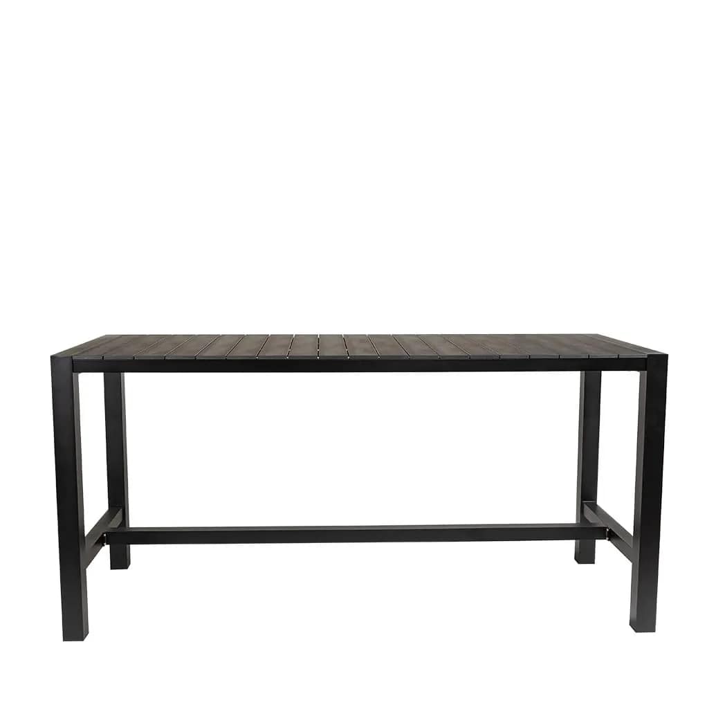 Cannes Aluminium & Polywood Outdoor Bar Table 230 x 90cm - Image 6