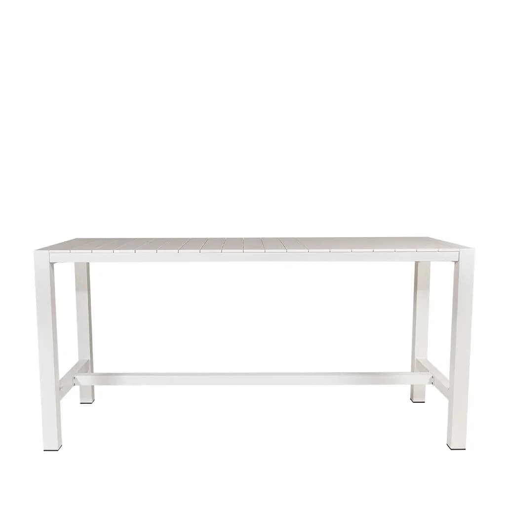 Cannes Aluminium & Polywood Outdoor Bar Table 230 x 90cm - Image 8