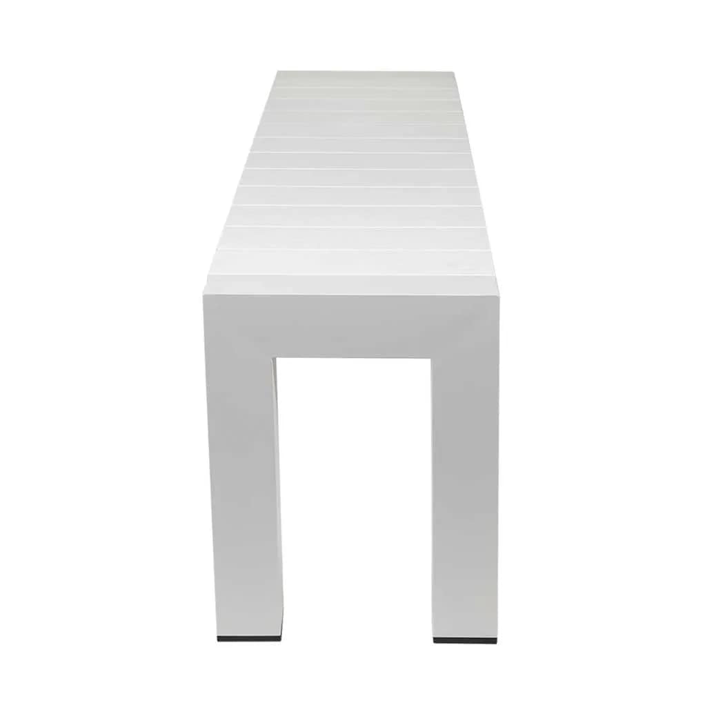 Cannes Aluminium Outdoor Bench with Polywood Top 185 x 35cm - Image 2