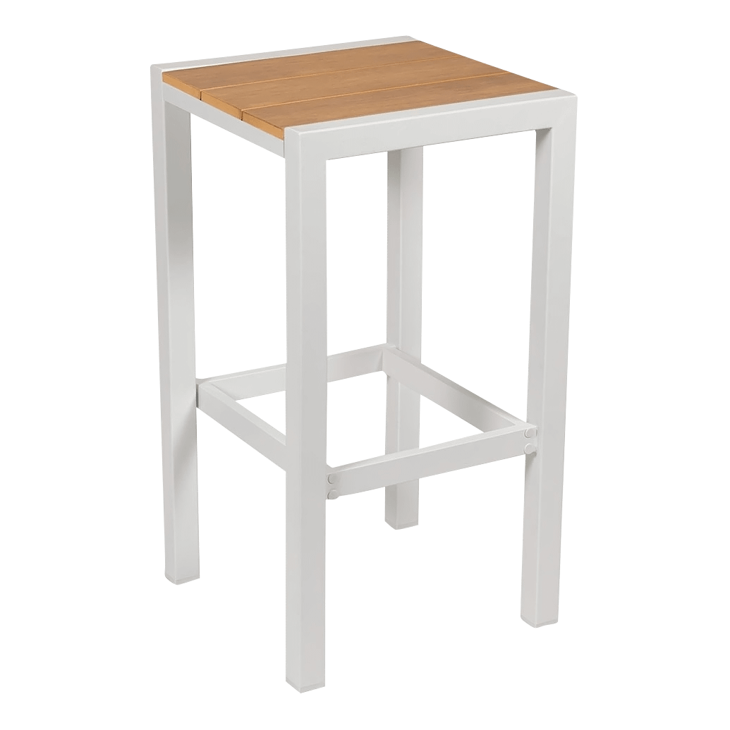 Cannes Aluminium & Polywood Outdoor Bar Stool - Image 8