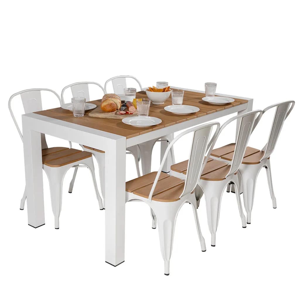 Replica Tolix E-coated Polywood Outdoor Chair - Image 7