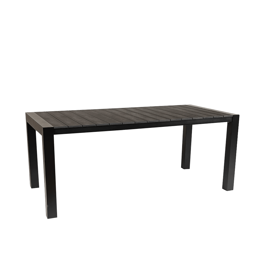 Cannes Aluminium & Polywood Outdoor Dining Table 185 x 90cm - Image 3