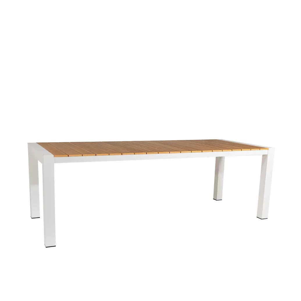 Cannes Aluminium & Polywood Outdoor Dining Table 230 x 90cm - Image 4