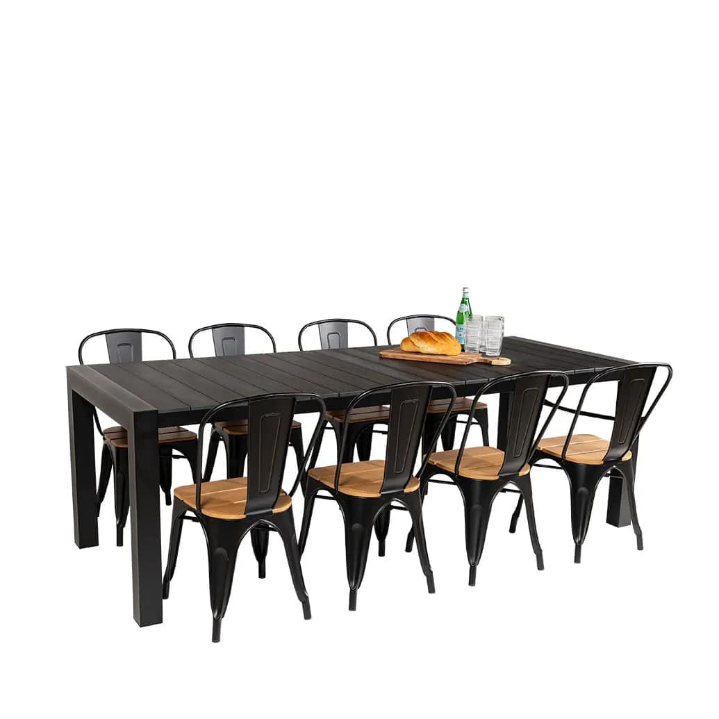 Replica Tolix E-coated Polywood Outdoor Chair - Image 6