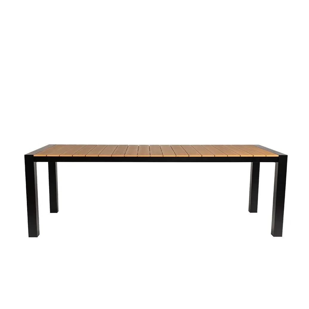Cannes Aluminium & Polywood Outdoor Dining Table 230 x 90cm - Image 5