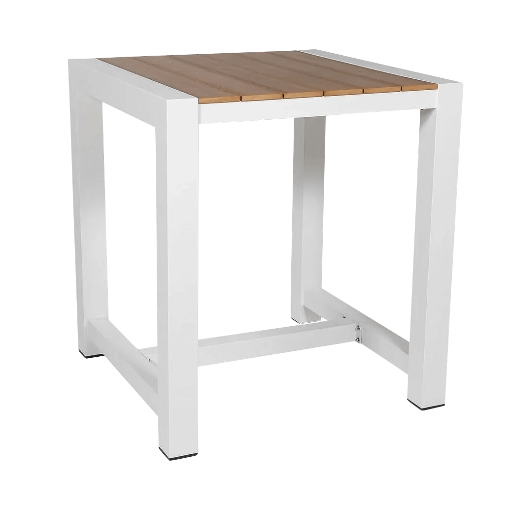 Cannes Aluminium & Polywood Outdoor Counter Table 84cm - Image 2