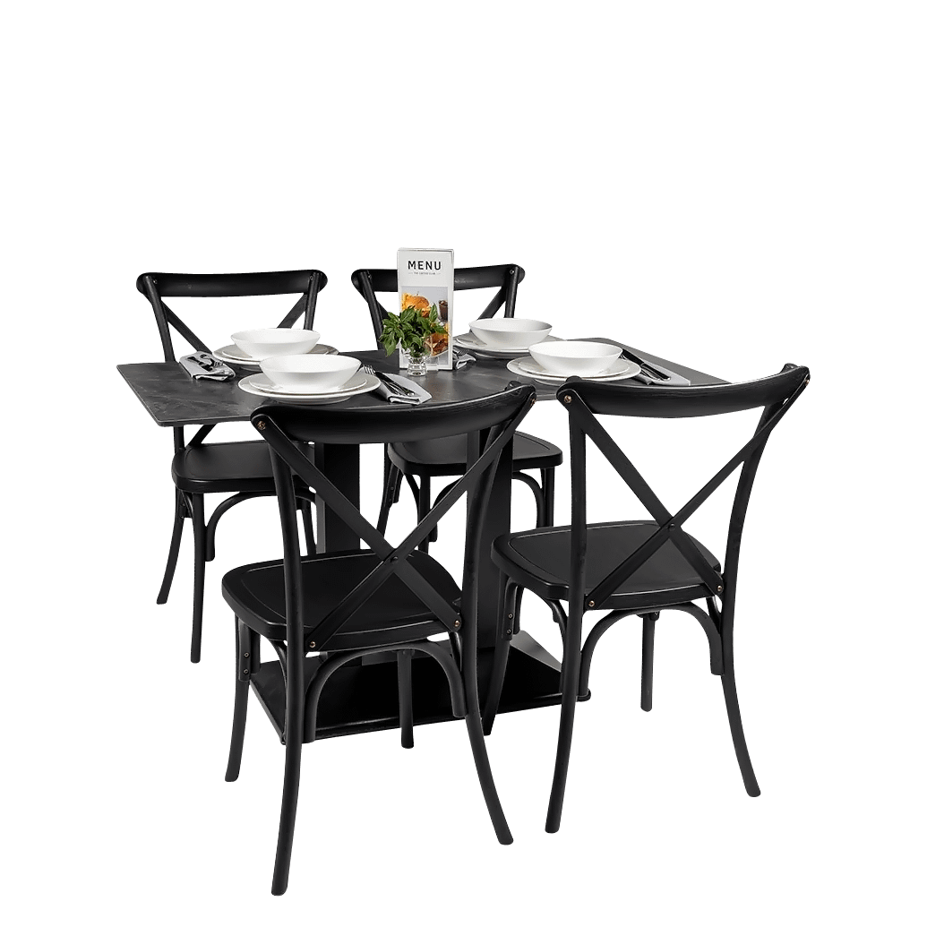 Rectangle Diego Composite High Pressed Laminate Table Tops, Stone - Image 3