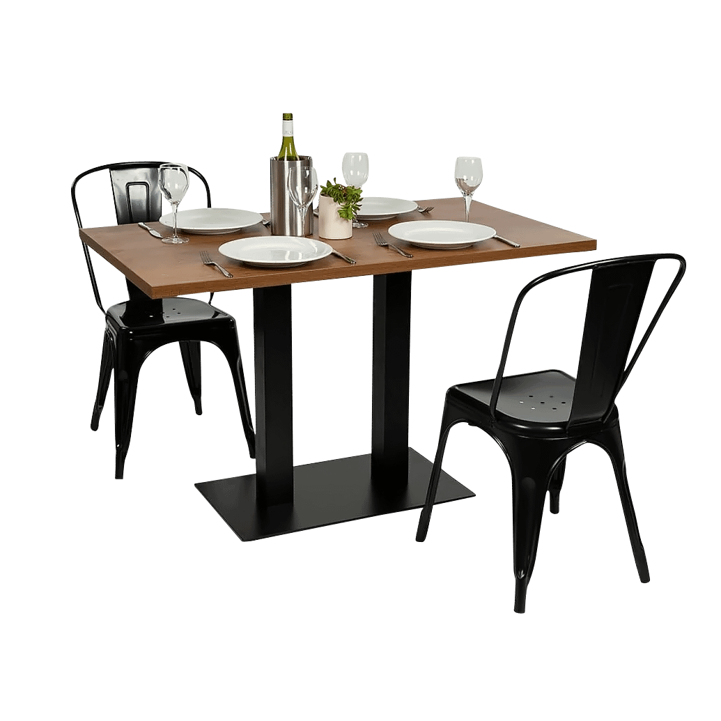 Rectangle Ciro Melamine Table Top, Walnut - Image 3