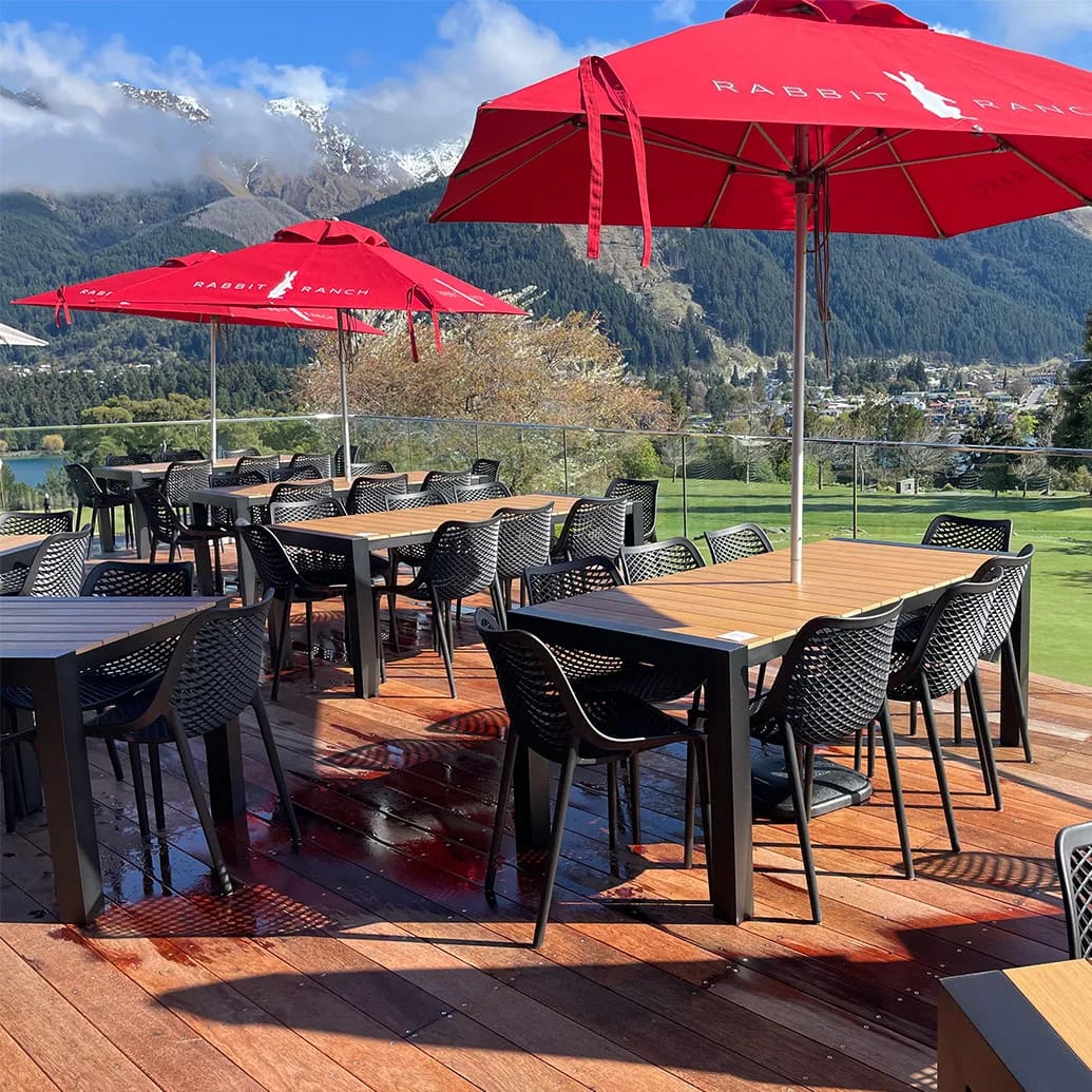 Cannes Aluminium & Polywood Outdoor Dining Table 185 x 90cm - Image 18