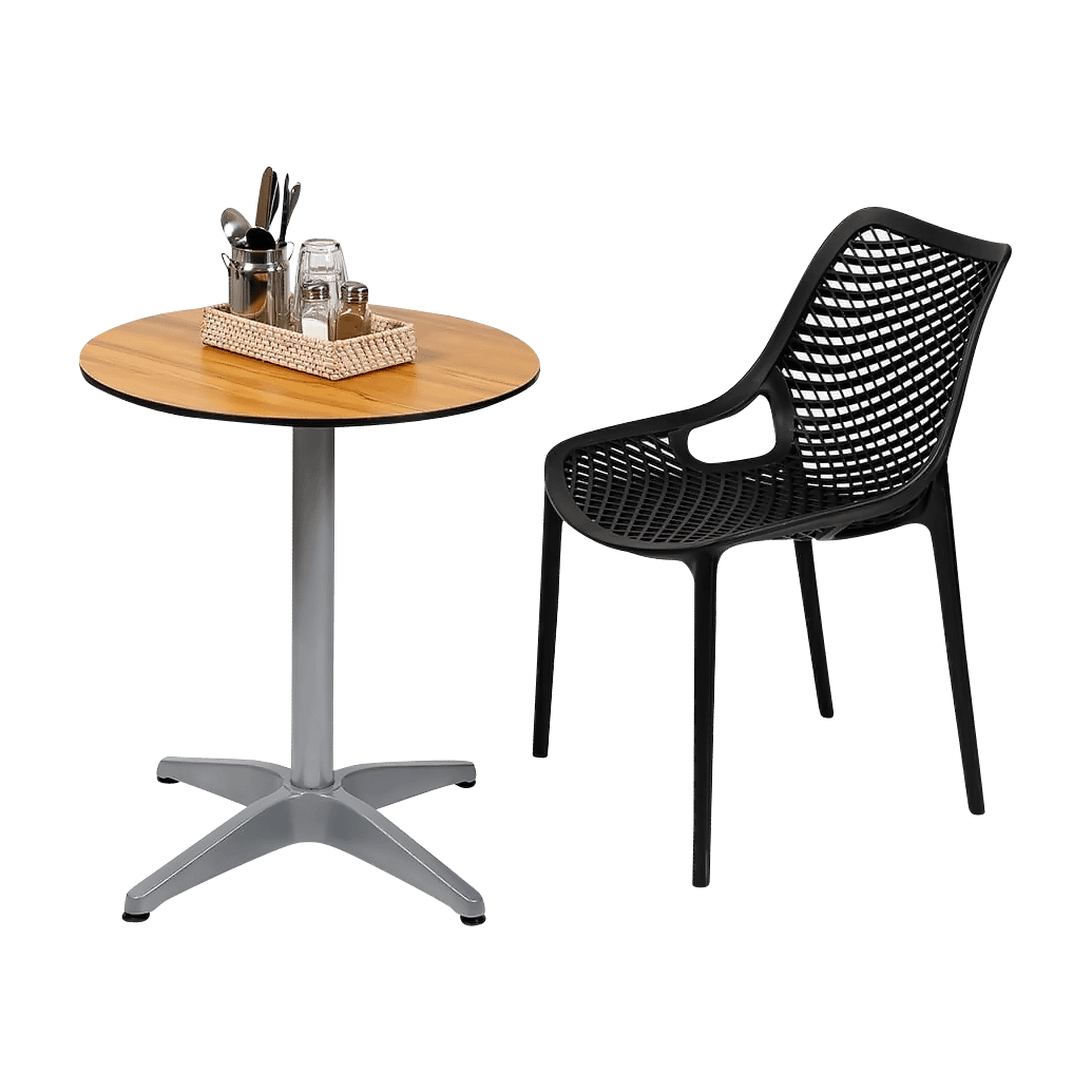 Round Diego Composite High Pressed Laminate Tops, Acacia - Image 4