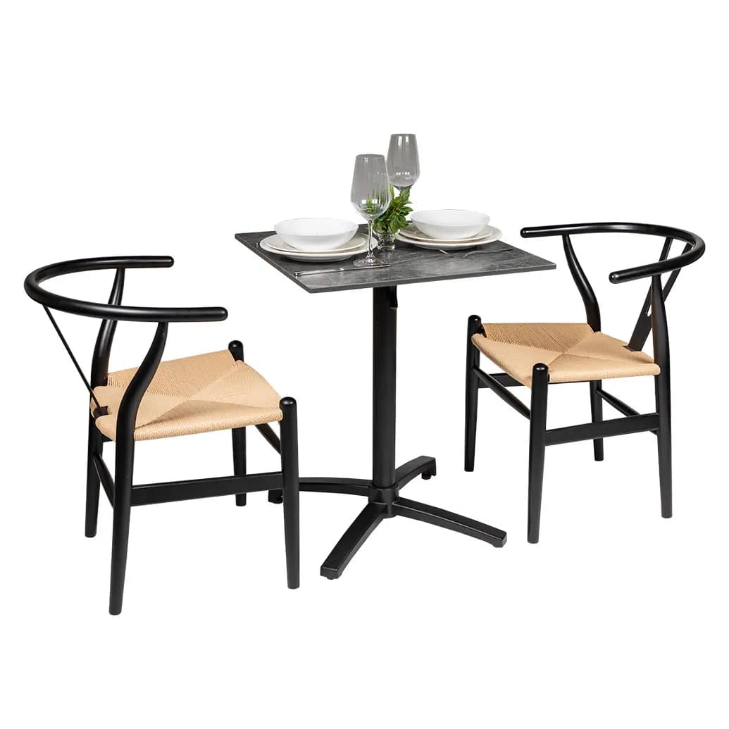 Square Diego Composite High Pressed Laminate Table Tops, Stone - Image 6