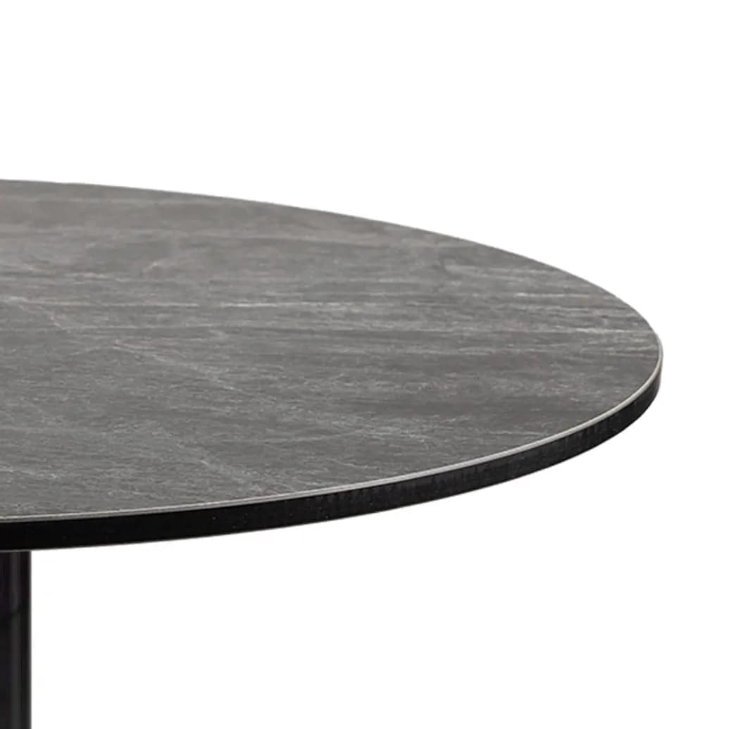 Round Diego Composite High Pressed Laminate Table Tops, Stone - Image 2