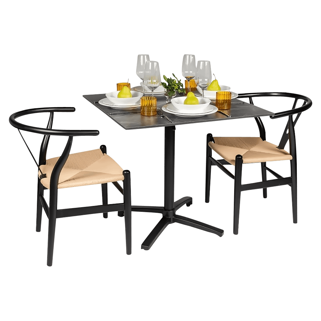 Square Diego Composite High Pressed Laminate Table Tops, Stone - Image 5