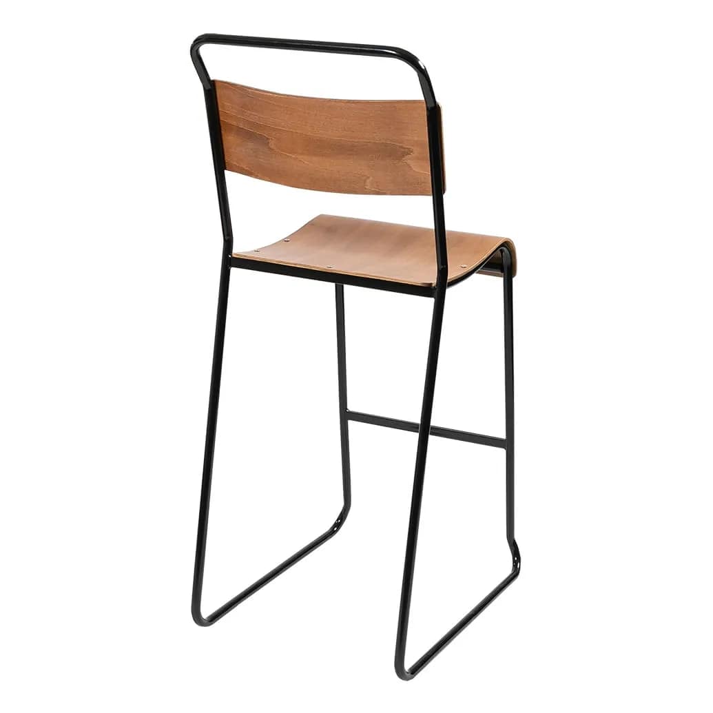 Erik Vintage School Bar Stool - Image 3