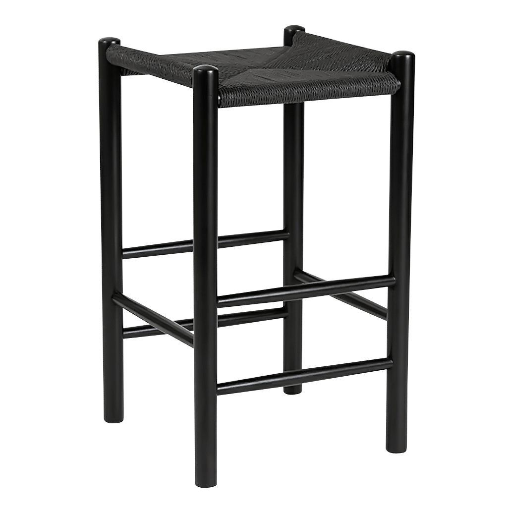 black hans wegner bar stool