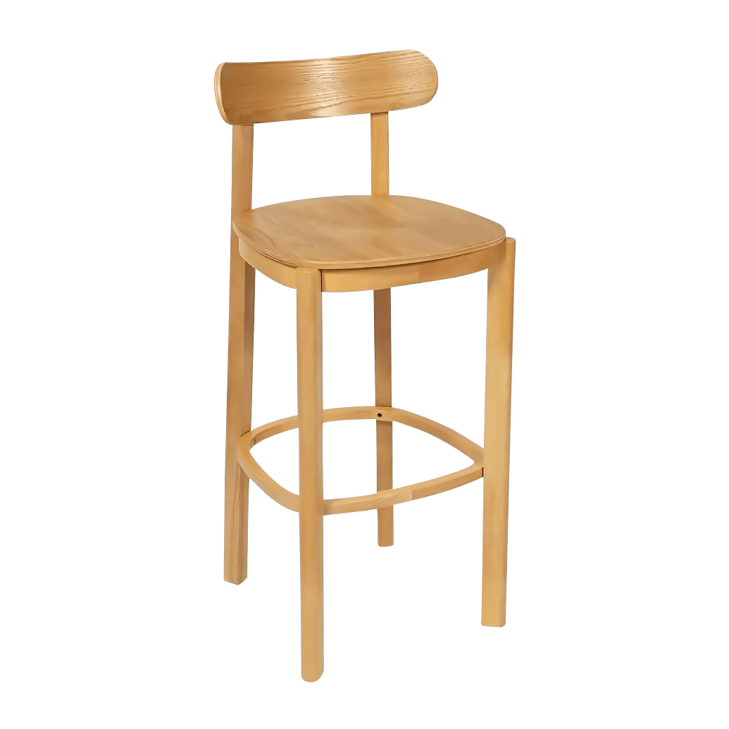 Leon Timber Bar Stool - Image 8