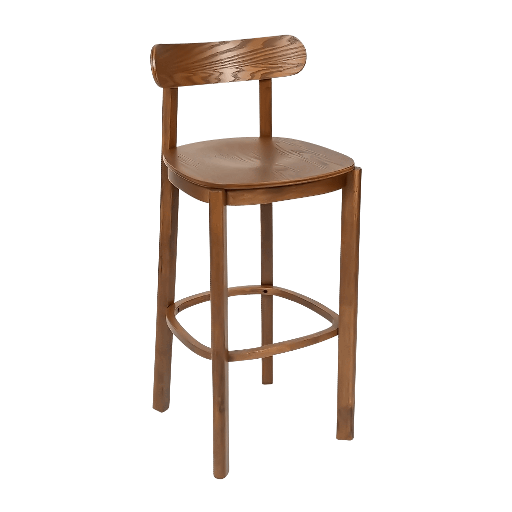 Leon Timber Bar Stool - Image 7