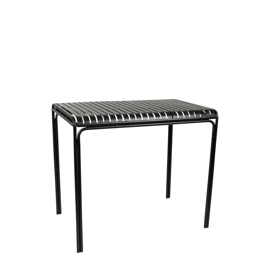 Luisa Aluminium Bar Table 120 x 80cm - Image 1