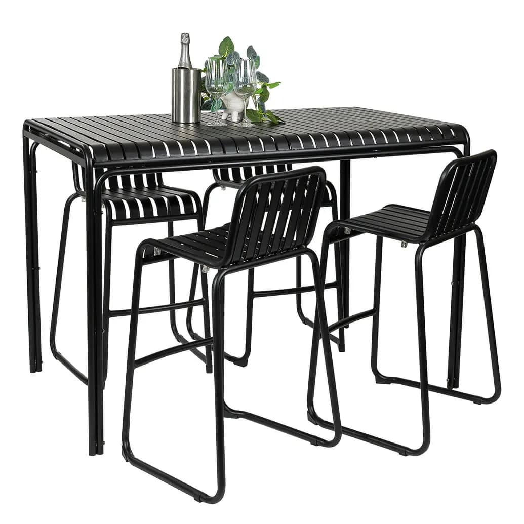 Luisa Aluminium Bar Table 150 x 90cm - Image 4